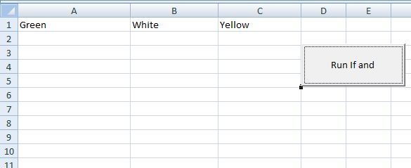 VBA if and Excel