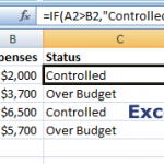 Excel IF