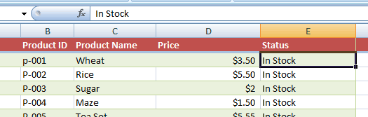 Excel filter select