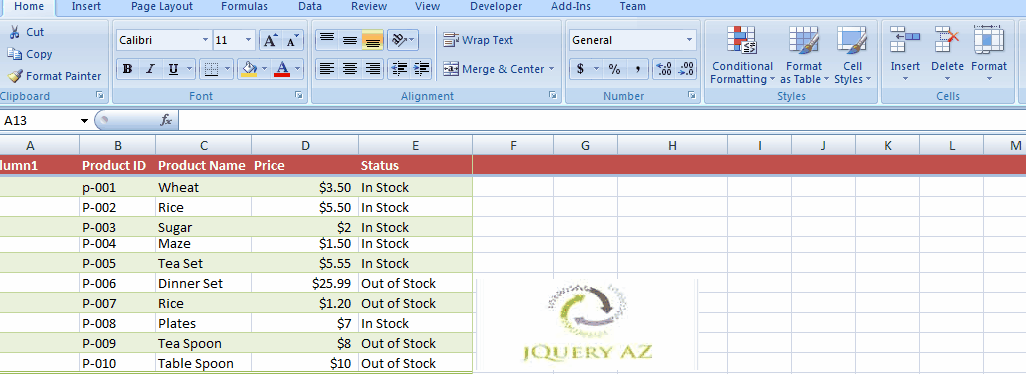 Animated demonstration of adding/removing columns in Excel. The Gif shows how to add/remove column by menu option in the Ribbon. The second way of adding column by right click menu is also shown.