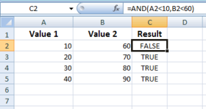 Excel AND Multiple