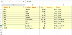Excel-Find-Row-Sample