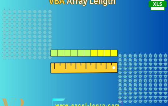 A graphical representation of an array with numbered elements illustrates its structure and length.