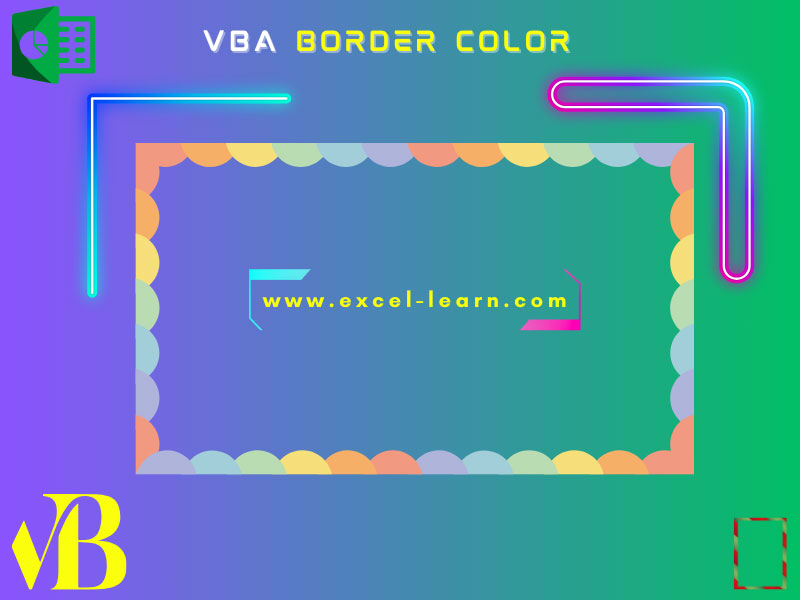 A step-by-step guide to customizing border colors in Excel VBA.