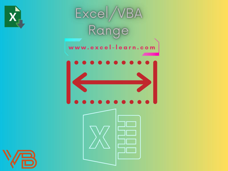 Visual representation of VBA range selection in Microsoft Excel for programming tasks.