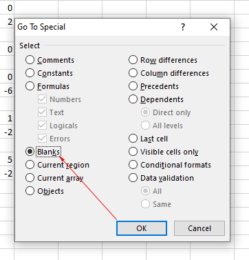 Excel-remove-blanks