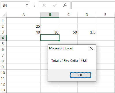 Excel-sum-cells-scattered