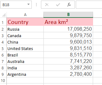 Excel-area-sample