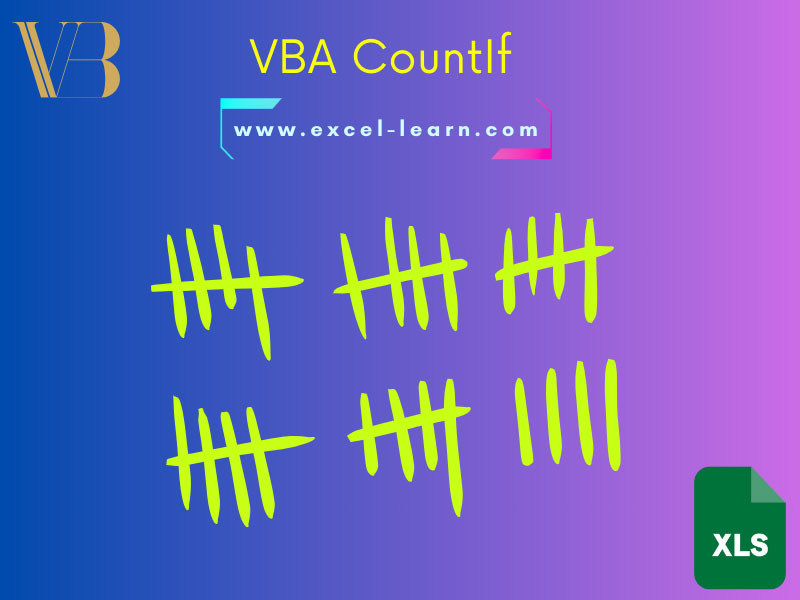 Visual Basic for Applications (VBA) CountIf Method Illustration