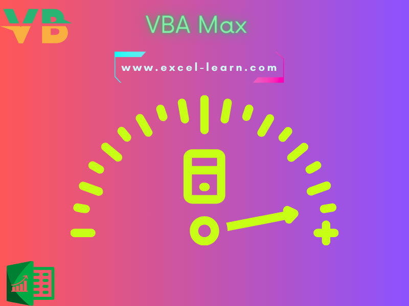 A graphic representation of the VBA Max function tutorial