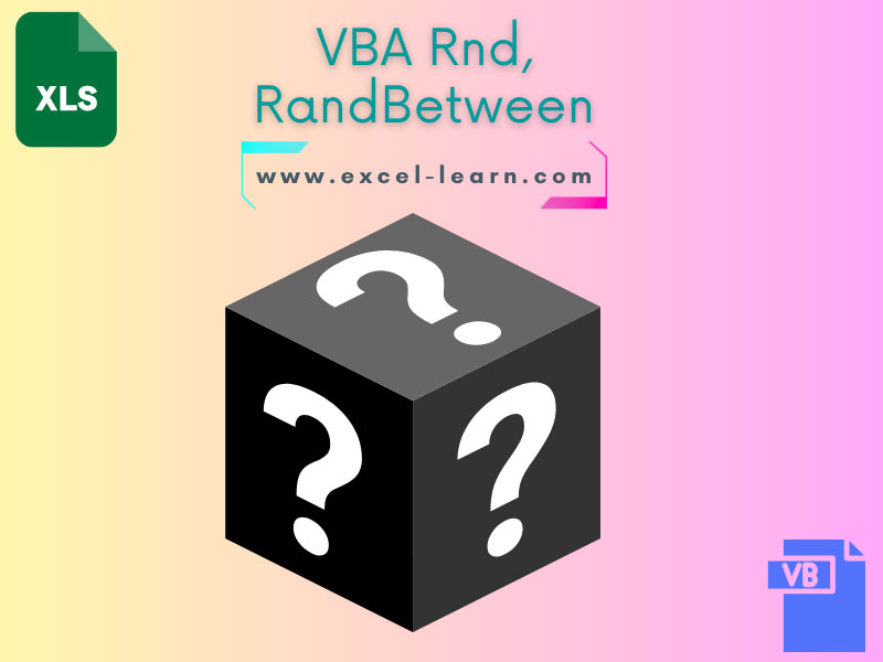 Featured image reflecting VBA Random Numbers Functions